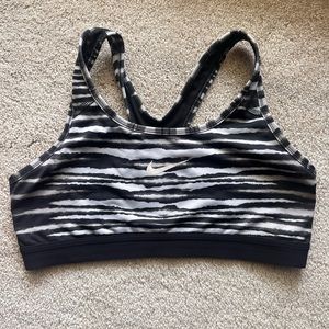 Nike Women’s Dri-Fit black and white sports bra